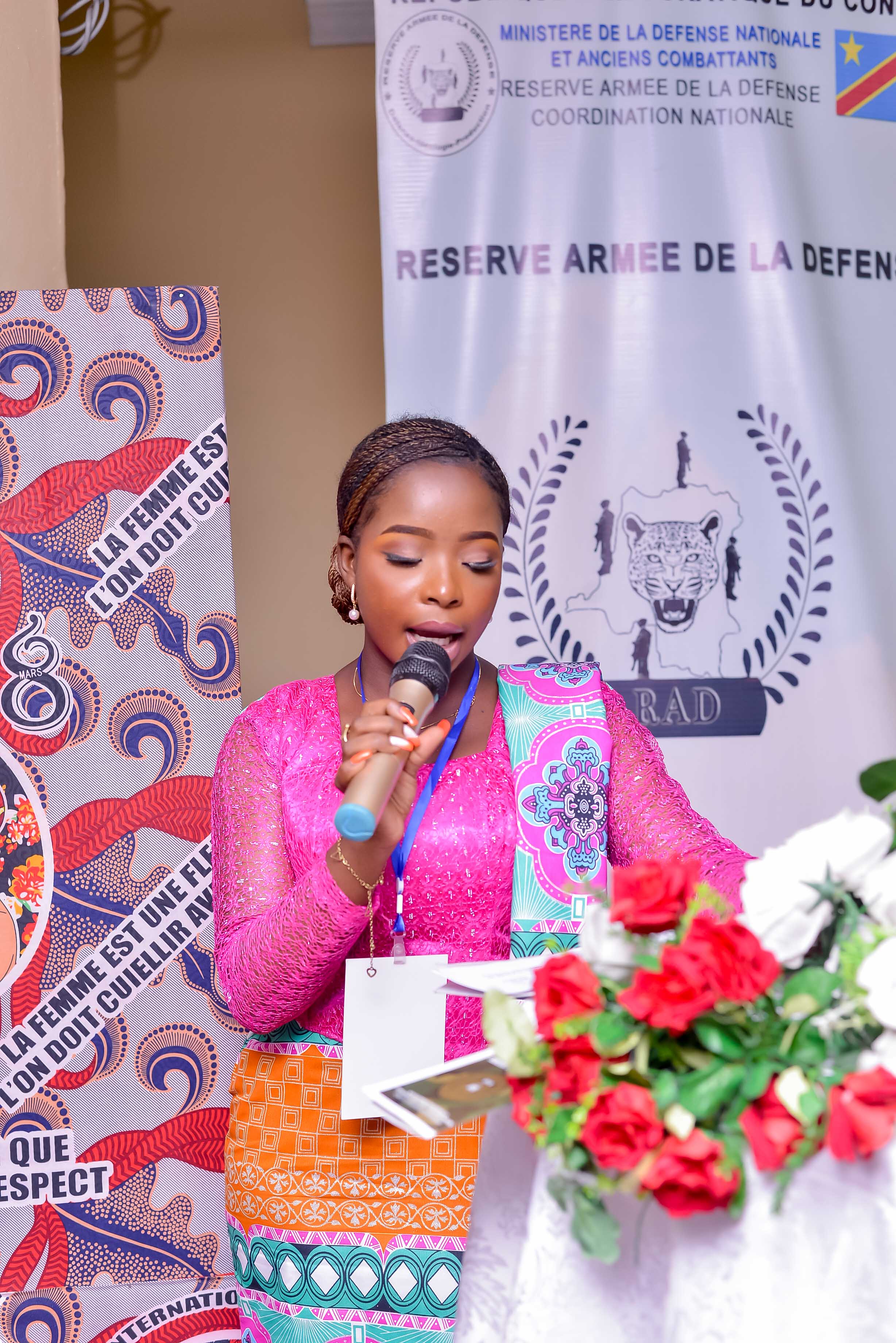 Clôture du mois de mars, FURAHA BUPIRI Laetitia présente le service de l’administration et logistique de la RAD