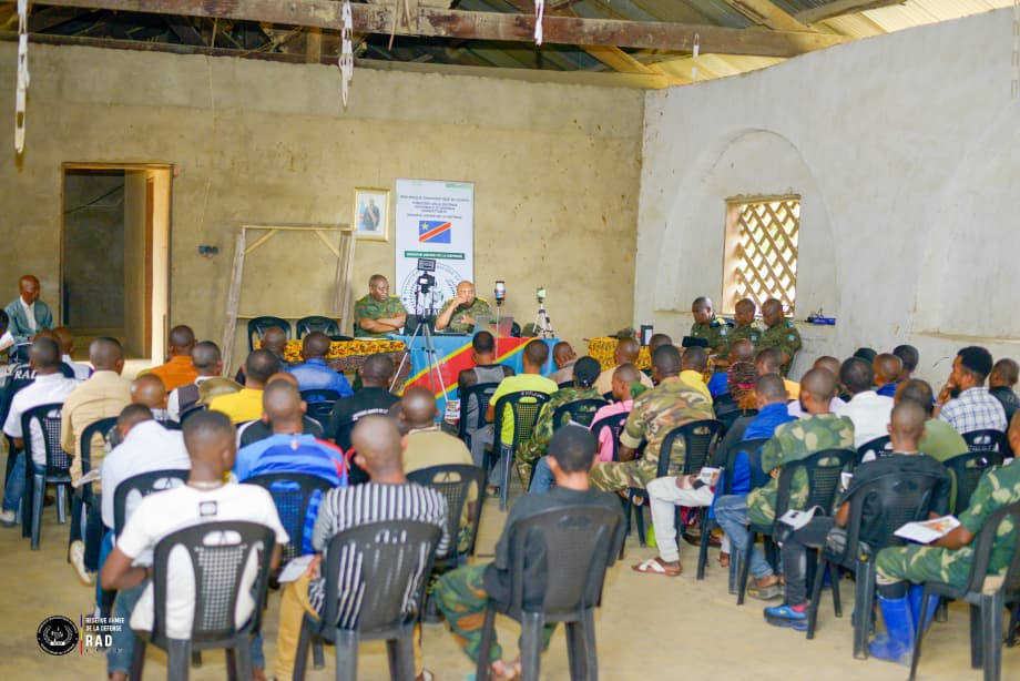 RAD &ndash; SUD-KIVU : Les diff&eacute;rents groupes de Wazalendo de Shabunda sensibilis&eacute;s sur le cadre fonctionnel de la RAD et la conduite responsable du r&eacute;serviste